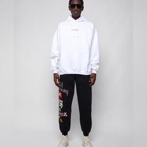 Vetements Unisex white logo hoodie size  XS BNWT